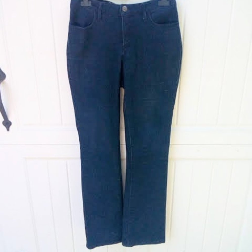 Faded Glory Women's Blue Black Jeans, 8A Straight leg